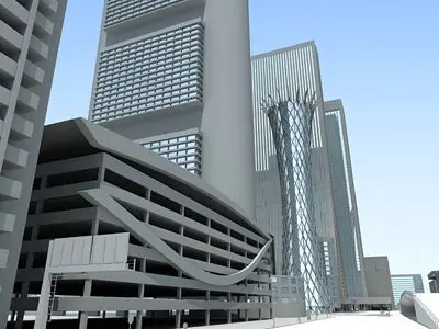 Main Street 3D model