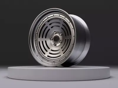 L6G wheel Low-poly 3D model