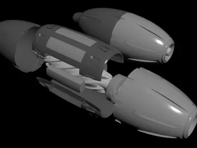 Venturi Vortex Generator - Linear and Radial Design - Concept 3D model