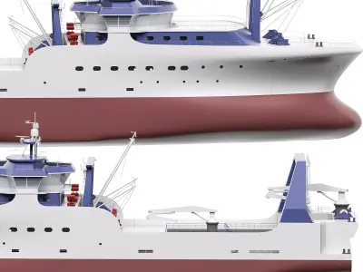 Fishing Trawler 3D model