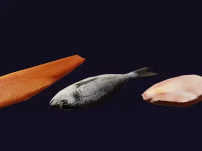 Food Ingredients 3D model