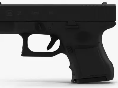 Glock 26 Low-poly 3D model