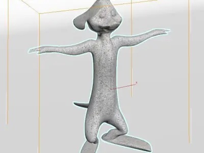 Children room Statue Decor Statue sculpture animal timon Free 3D model