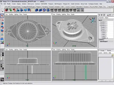 2N3055 transistor Low-poly 3D model