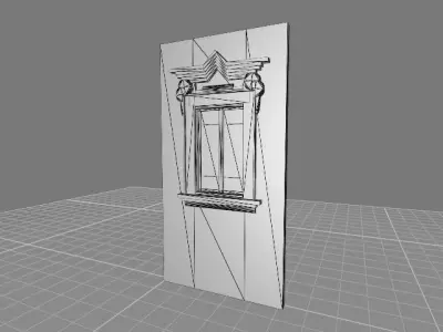 Classic 7 window 3D model