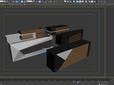 RECEPTIONS 3DS MAX 2015 5 MODEL 3D model