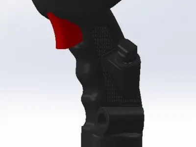 F-15E 3d printing stick for simulation with electronics parts 3D print model