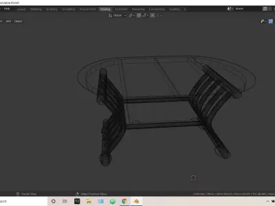 Coffee Table Free low-poly 3D model shop