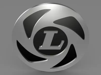 Ashok Leyland logo 3D model