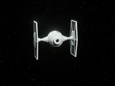 TIE Fighter 3D print model