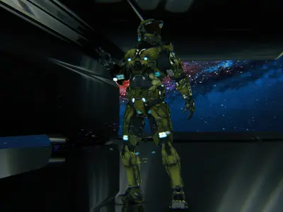 Master Chief - Halo 3D model