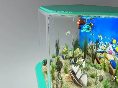 Aquarium 3D model