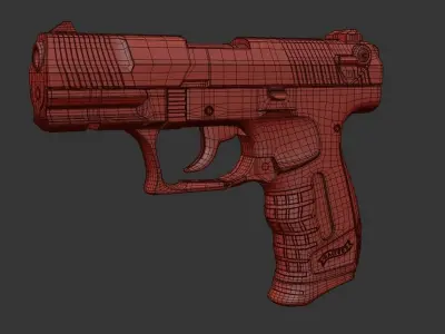 Walter P22 3D model