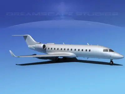 Bombardier Challenger 850 Bare Metal 3D model