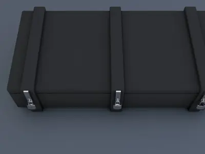 Ammo Crate Low Poly Free low-poly 3D model