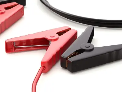 Car Jump Starter Clamps 3D model