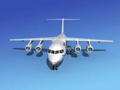 BAe 146-200 Eurowings 3D model