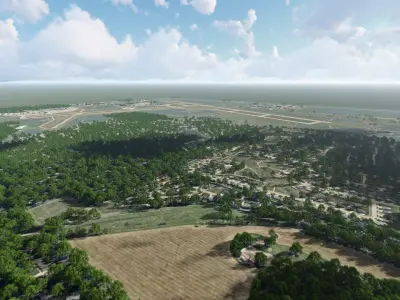 Central Illinois Regional Airport at Bloomington-Normal 3D model