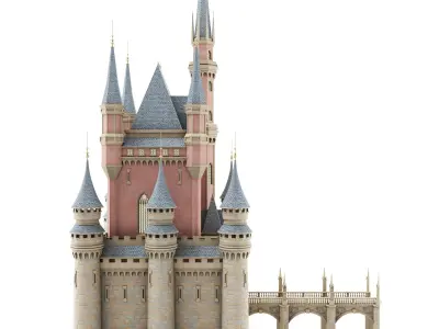 Fantasy Castle 3D model