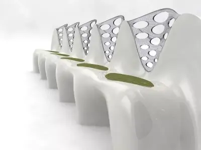 bench design of 3D model