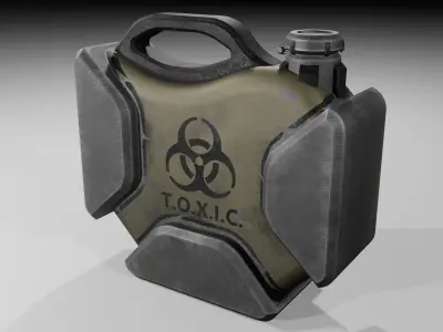 Fire collection pack Low-poly 3D model