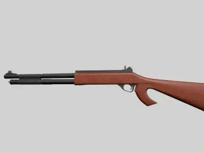 beneli shotgun Low-poly 3D model