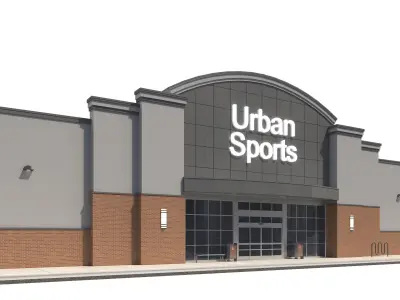 Retail-057 Retail Store 3D model