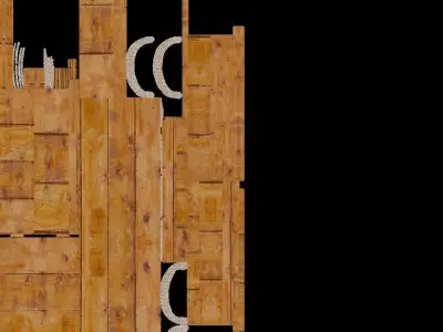 Wooden LOOTBOX Free low-poly 3D model