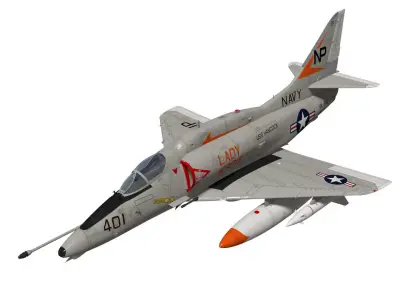 Douglas A-4F Skyhawk 3D model