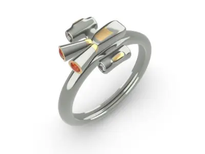jet ring stl files verified 3D print model