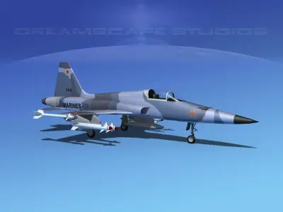 Northrop F-5E Tiger Marines 3D model