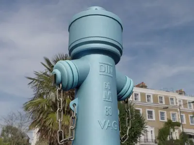  Fire Hydrant VAG Version -2- Low-Poly Version Low-poly 3D model