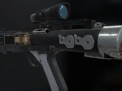 Blaster Rifle Free 3D model