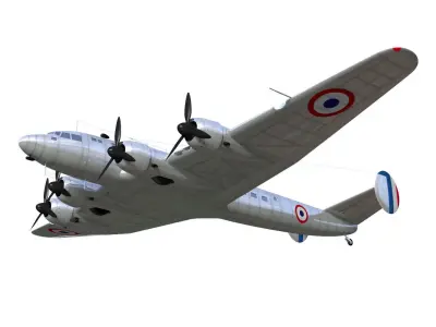 Sud-Est SE161 Languedoc 3D model
