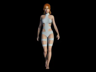 The Element Clothing Set Low-poly 3D model