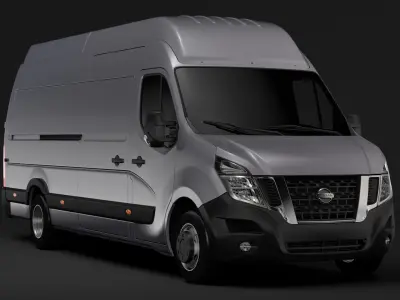 Nissan NV 400 L4H3 Van 2017 3D model