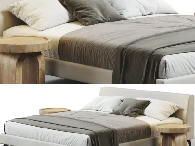 Meridiani Louis Up Bed 3D model