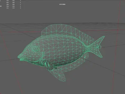 Spinefoot Low-poly 3D model