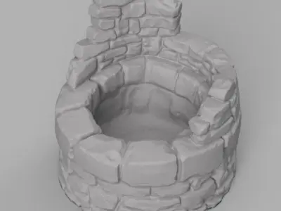 Puit de pierre  3D print model