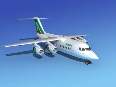 BAe 146-100 Alitalia 3D model