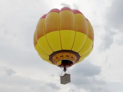Air Balloon  Low-poly 3D model