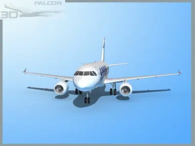 Falcon3D A319 Adria 3D model