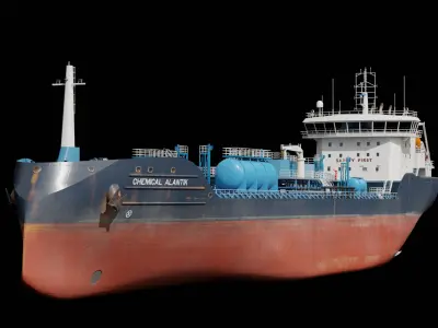 Chemical Tanker 3D model