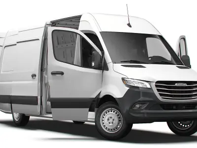 Freightliner Sprinter L3H2 RWD HQ Interior 2024 3D model