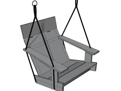 Porch Swing 3D model purchase