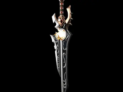 Anduin Wrynn WOW Sword 3D Model Ready to Print 3D print model