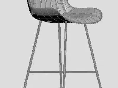 3D high chair model 3D model