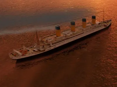  RMS Titanic 3D model