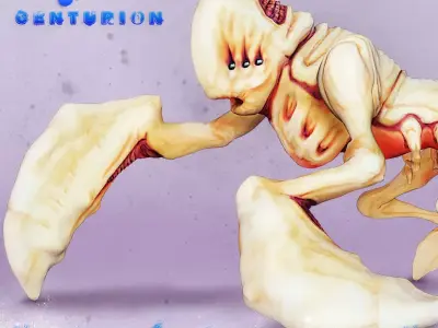 Rigged Centurion Space Bug 3D Model for Poser and Daz 3D model