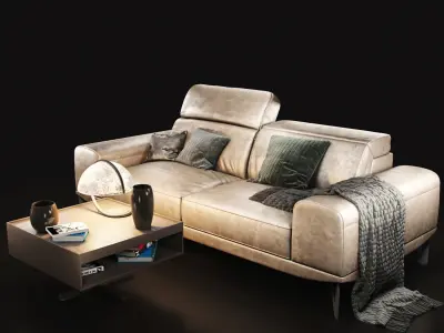 Sofa Natuzzi Italo part 3D model